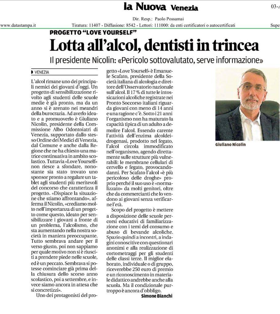Lotta-all alcol--dentisti-in-trincea